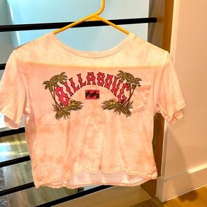 Billabong short sleeve tee shirt size medium 8-10 girls